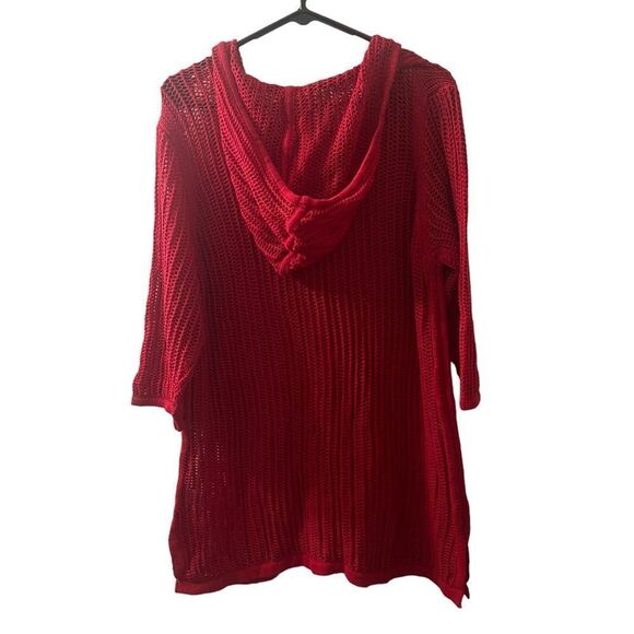 Dressbarn Sunday Crochet Pullover Top Sz 2X - Picture 3 of 7